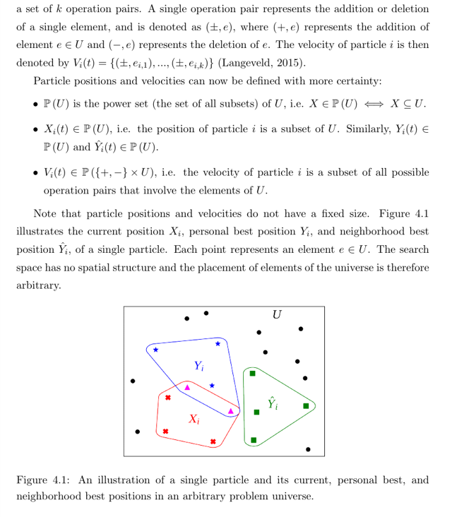 Set-based Particle Swarm Optimization for Data Clustering